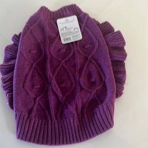 New w tags dog sweater